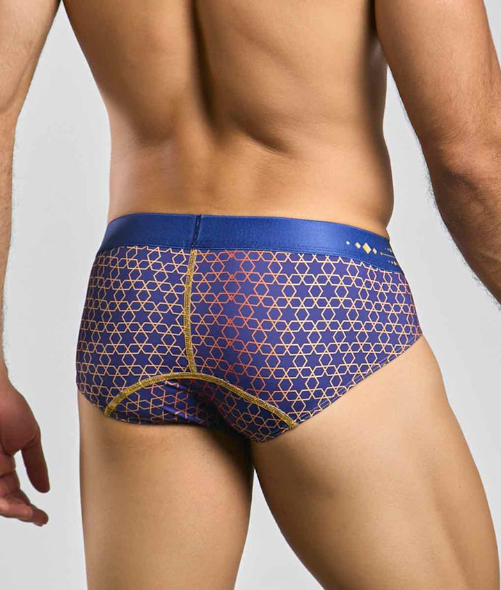 MaleBasics Hipster Brief — Stellar Print | Low-Rise Men's Brief Underwear