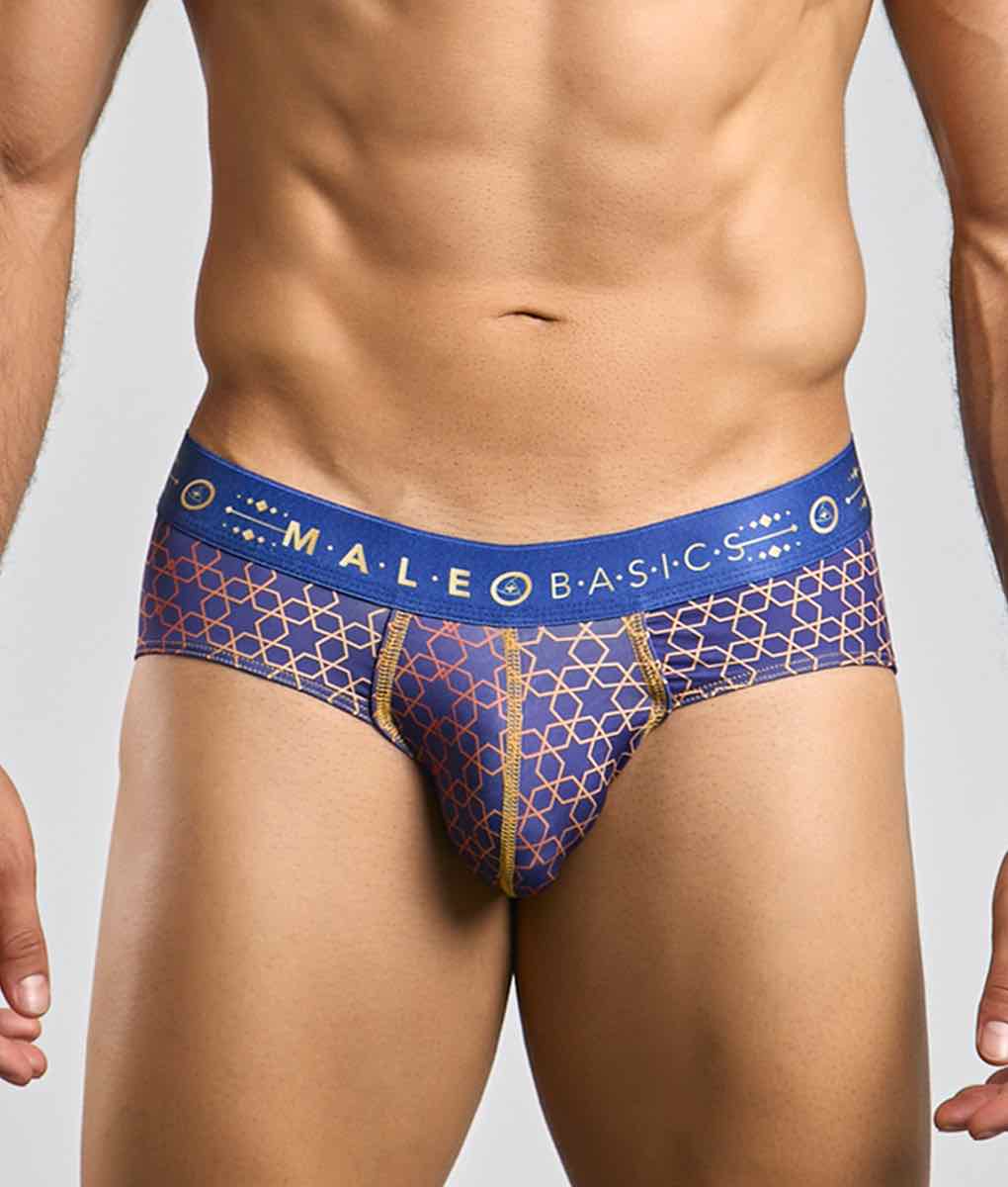 MaleBasics Hipster Brief — Stellar Print | Low-Rise Men's Brief Underwear