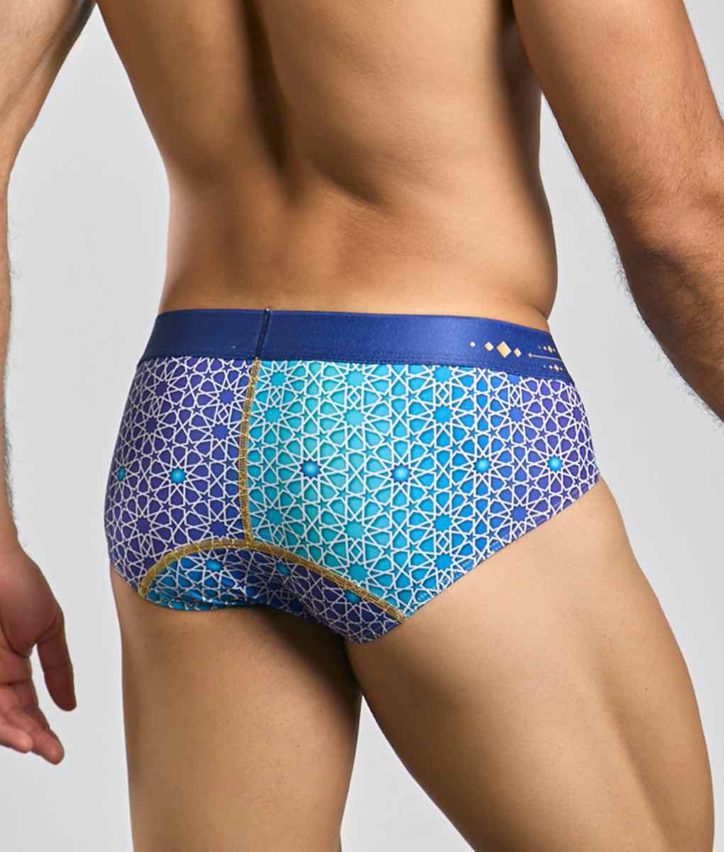 MaleBasics Hipster Brief — Stellar Print | Low-Rise Men's Brief Underwear