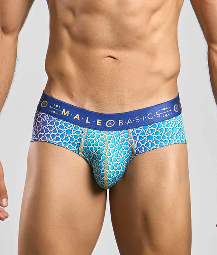 MaleBasics Hipster Brief — Stellar Print | Low-Rise Men's Brief Underwear