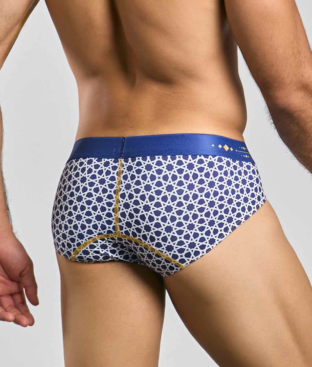 MaleBasics Hipster Brief — Stellar Print | Low-Rise Men's Brief Underwear