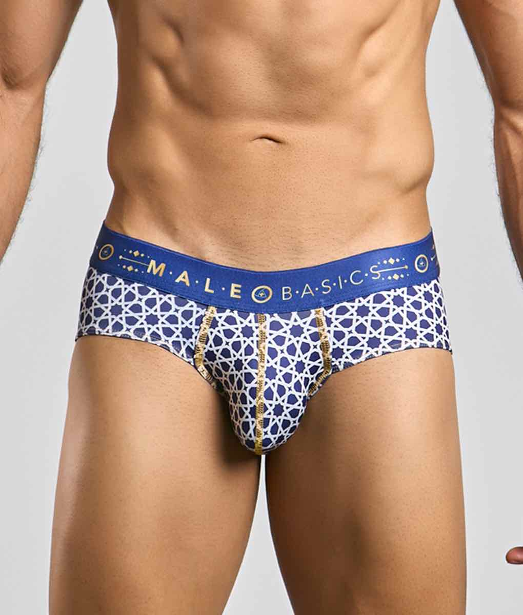 MaleBasics Hipster Brief — Stellar Print | Low-Rise Men's Brief Underwear