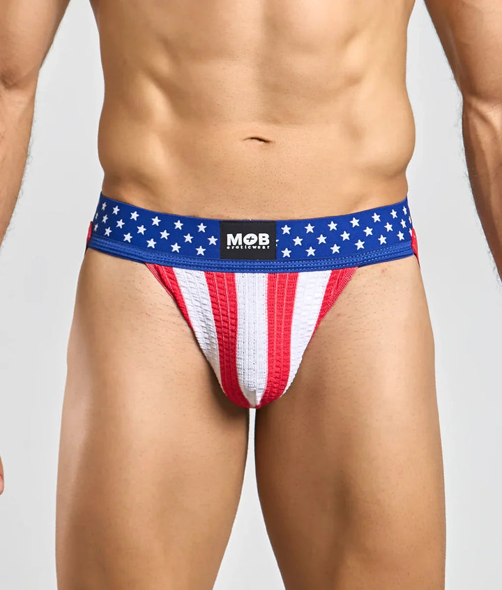 MaleBasics Stars and Stripes Men's Jockstrap | Patriotic Gear