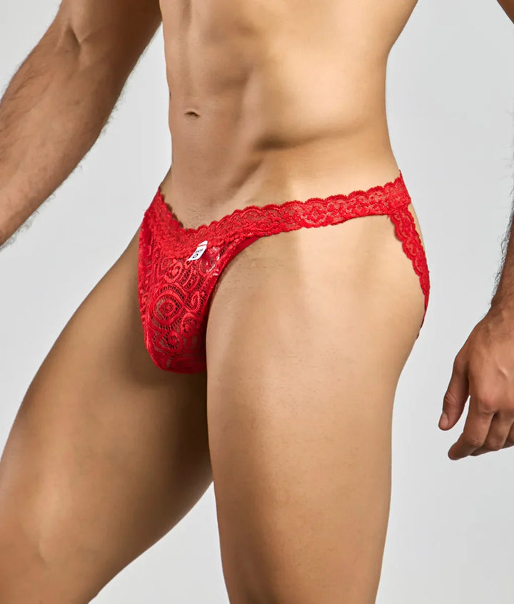 MOB Men's Lace Jockstrap | Erotic Wear Jockstrap by MaleBasics
