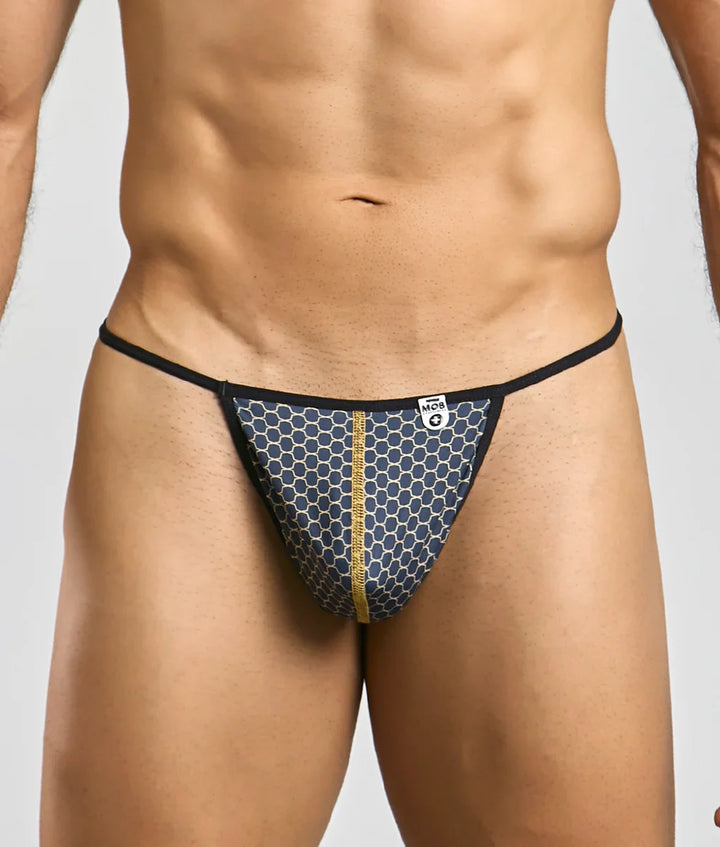 MALEBASICS DNGEON Thong | Men’s Industrial Stealth Black G-String