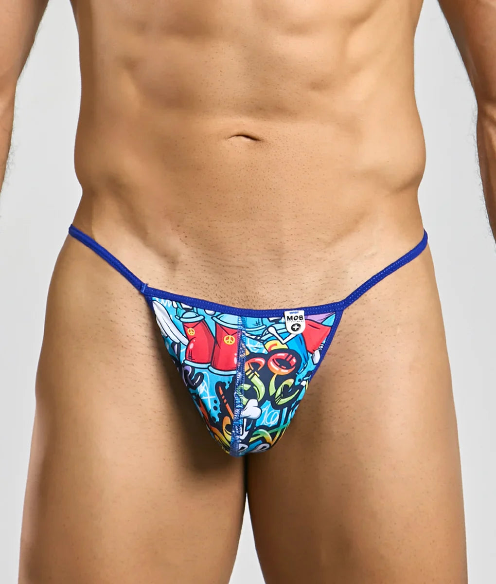 MALEBASICS DNGEON Thong | Men’s Industrial Stealth Black G-String