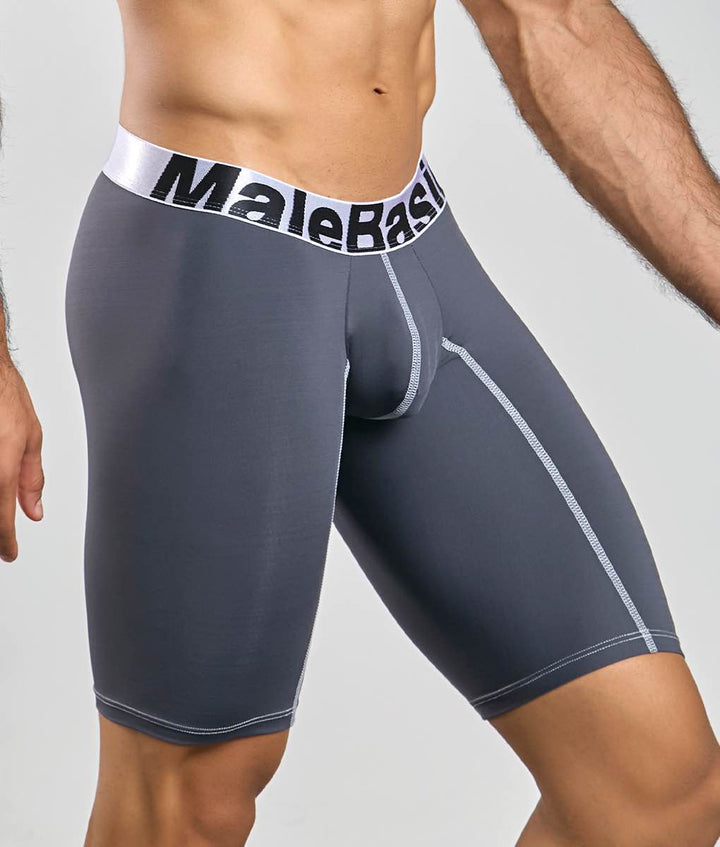 MaleBasics Microfiber Athletic Boxer – Breathable Performance Boxer Briefs for Men