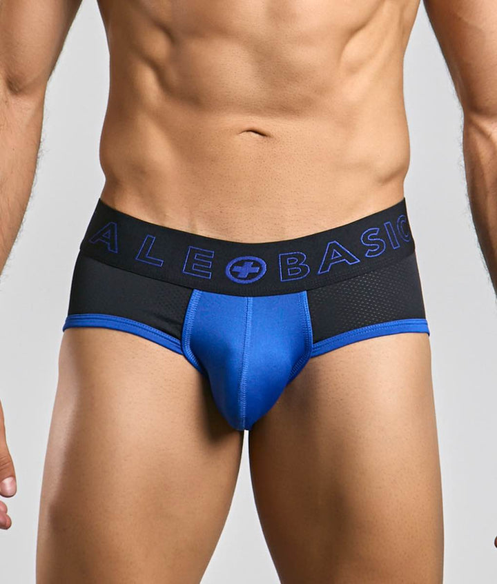 MaleBasics Neon Brief – Modern Contrast Pouch Brief with Moisture-Wicking Fabric