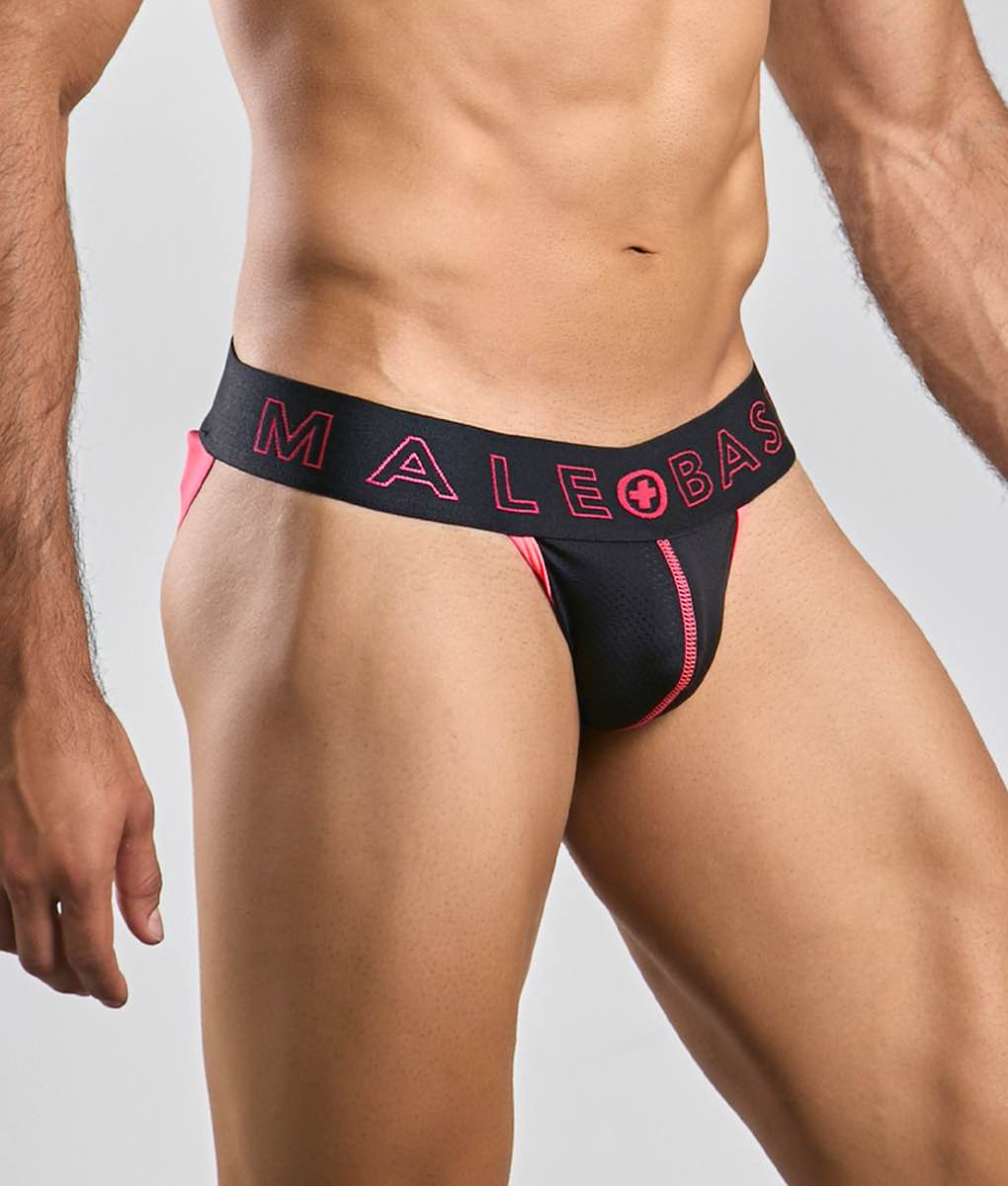 MaleBasics Men's Neon Jockstrap – Vibrant Athletic Support in New Colors
