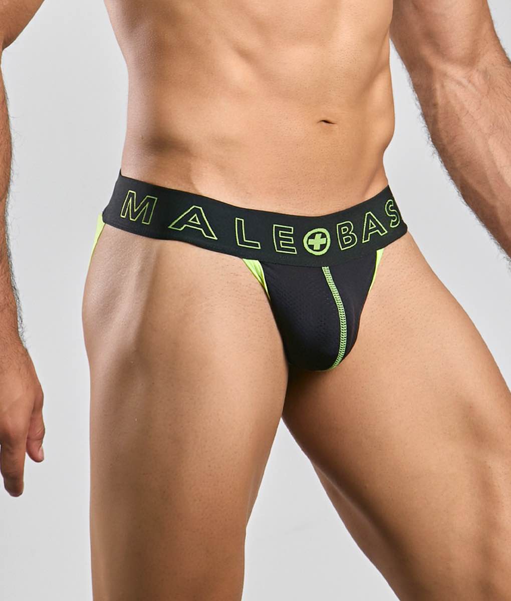MaleBasics Men's Neon Jockstrap – Vibrant Athletic Support in New Colors