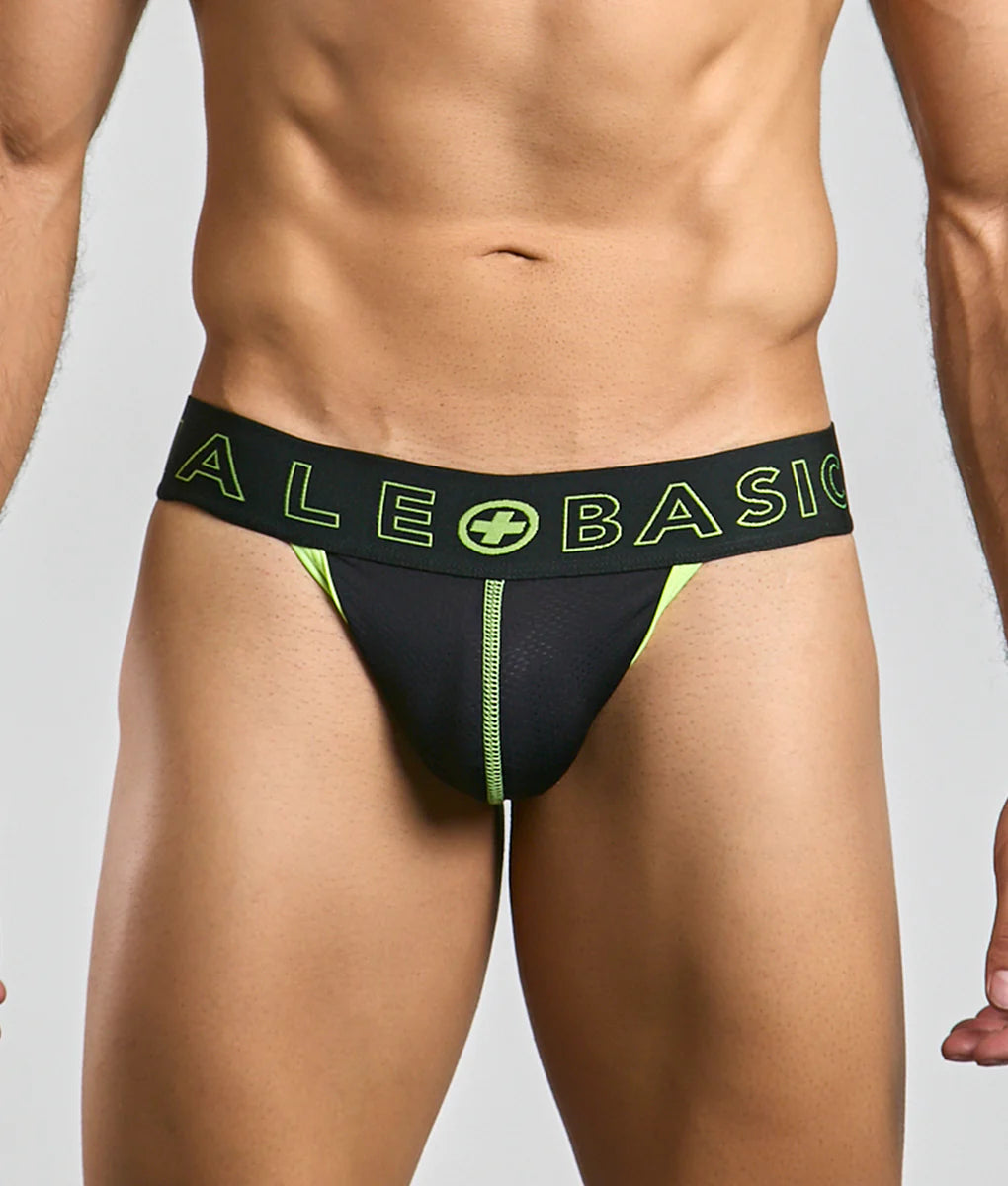 MaleBasics Men's Neon Jockstrap – Vibrant Athletic Support in New Colors