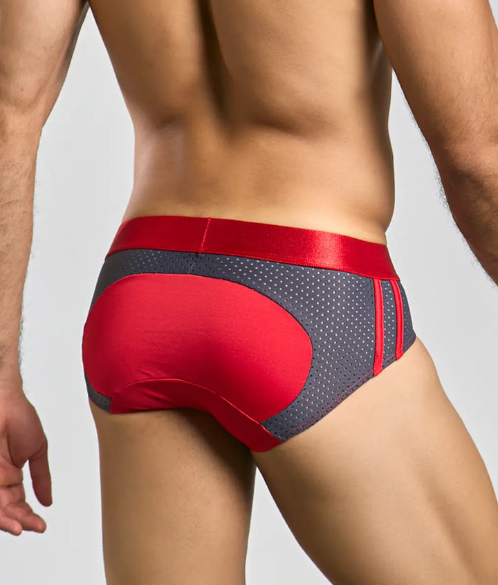 MaleBasics Men’s Dotted Boxer Briefs - Soft Cotton Stretch Underwear