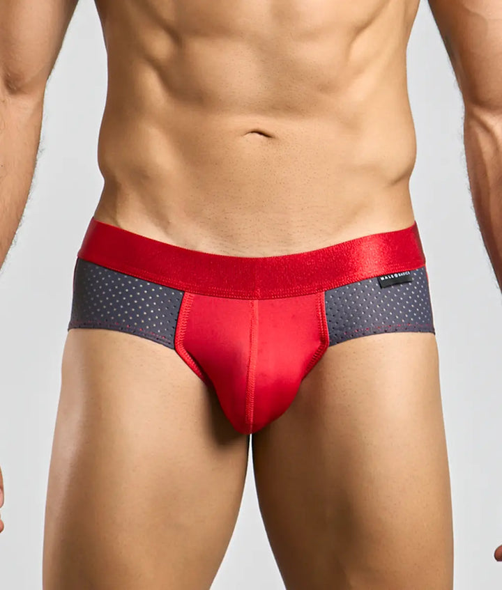 MaleBasics Men’s Dotted Boxer Briefs - Soft Cotton Stretch Underwear