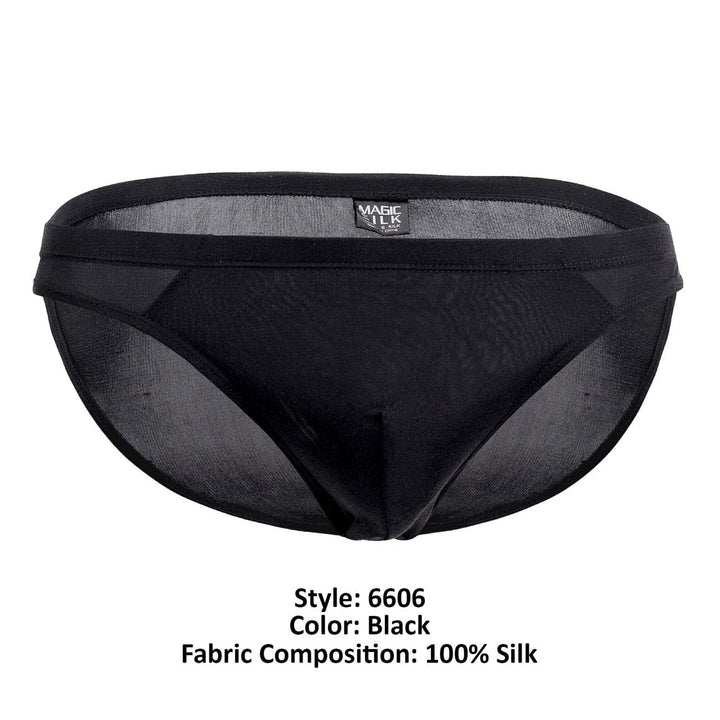 Magic Silk Silk Briefs in Black – men's briefs