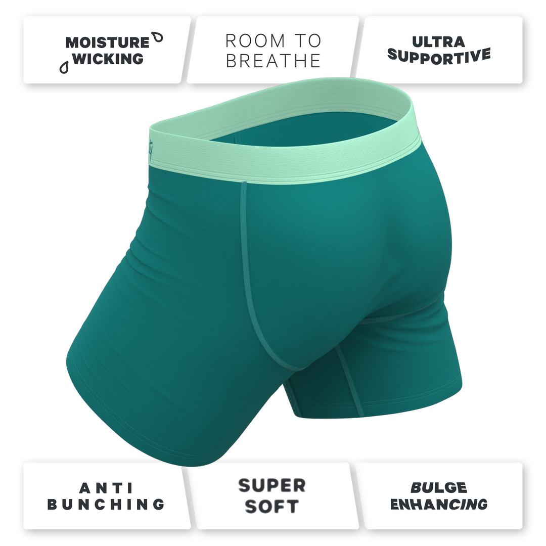 The Maldives | Teal Ball Hammock® Pouch Underwear With Fly