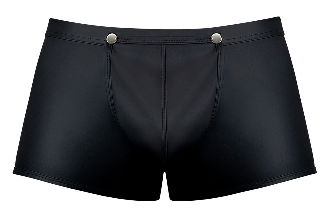 Male Power Oh Snap Snap Off Short in Black – men's trunks