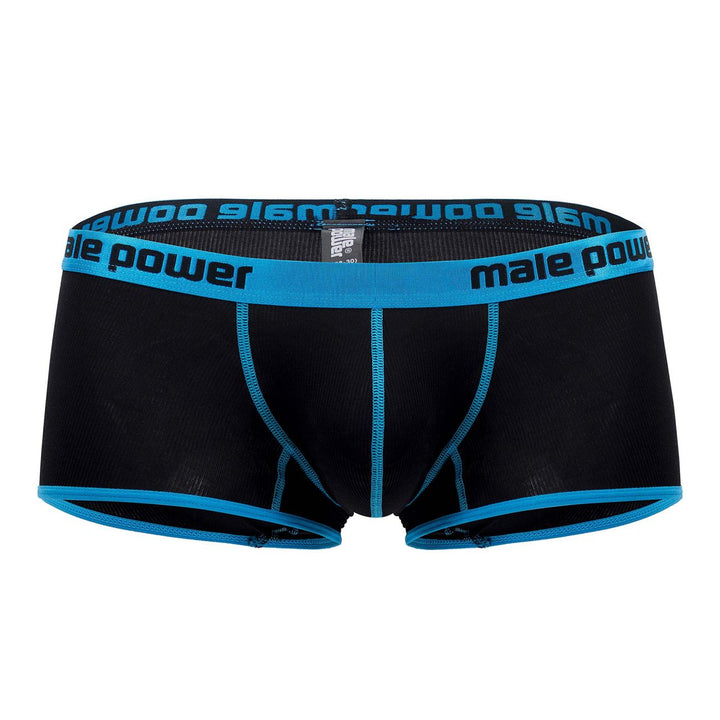 Male Power 143-270 Casanova Uplift Mini Short Men's Trunk Underwear in Black – men's trunks