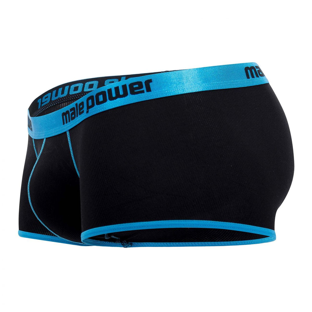 Male Power 143-270 Casanova Uplift Mini Short Men's Trunk Underwear in Black – men's trunks