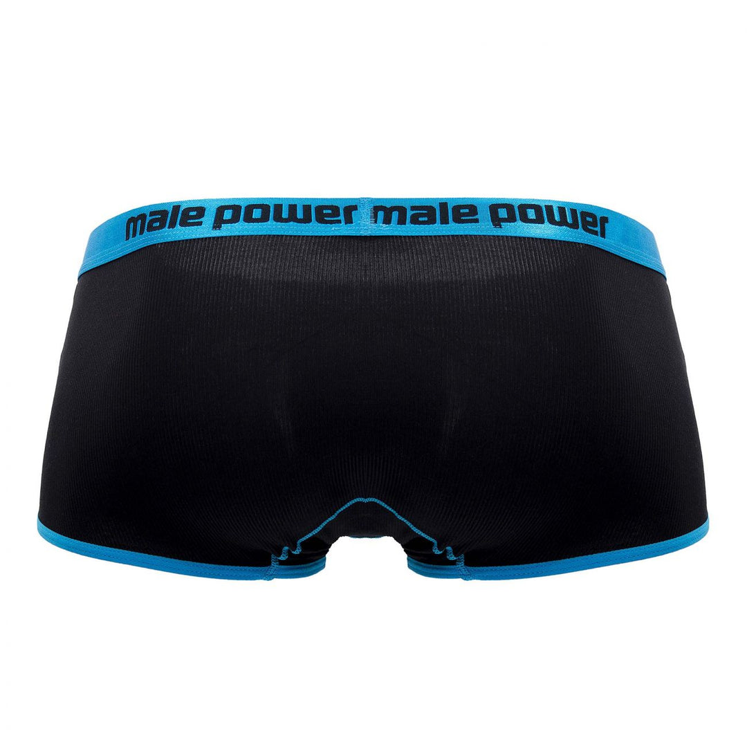 Male Power 143-270 Casanova Uplift Mini Short Men's Trunk Underwear in Black – men's trunks