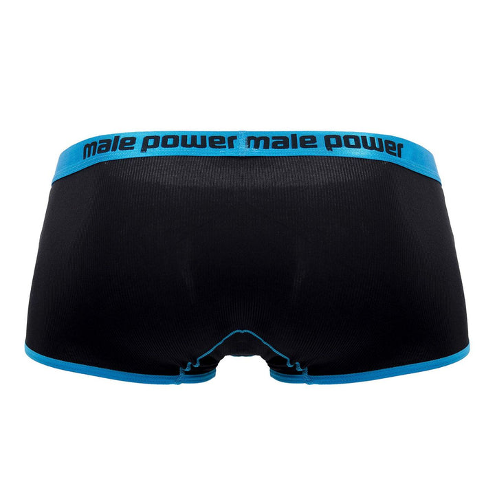 Male Power 143-270 Casanova Uplift Mini Short Men's Trunk Underwear in Black – men's trunks