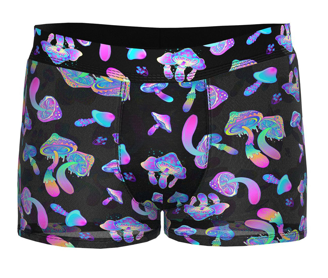 Male Power 145-294 Hazy Dayz Pouch Short Men's Trunk Underwear in Mushrooms – men's trunks