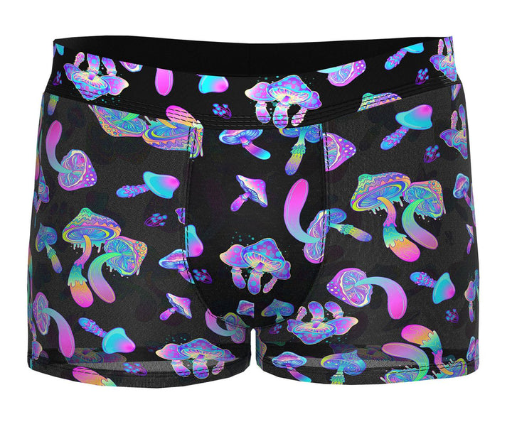 Male Power 145-294 Hazy Dayz Pouch Short Men's Trunk Underwear in Mushrooms – men's trunks