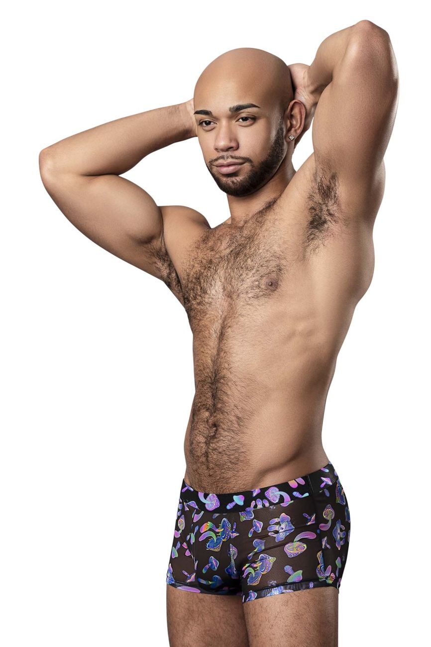 Male Power 145-294 Hazy Dayz Pouch Short Men's Trunk Underwear in Mushrooms – men's trunks