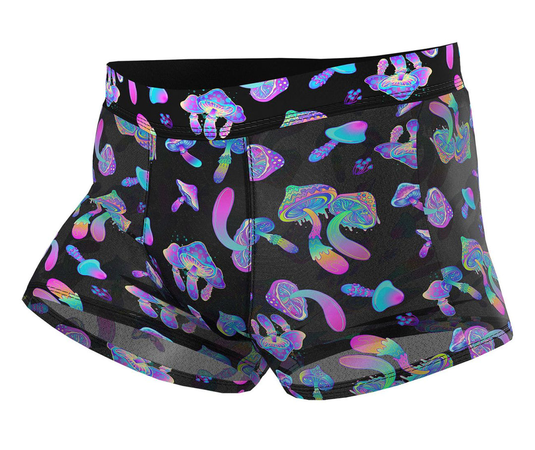 Male Power 145-294 Hazy Dayz Pouch Short Men's Trunk Underwear in Mushrooms – men's trunks