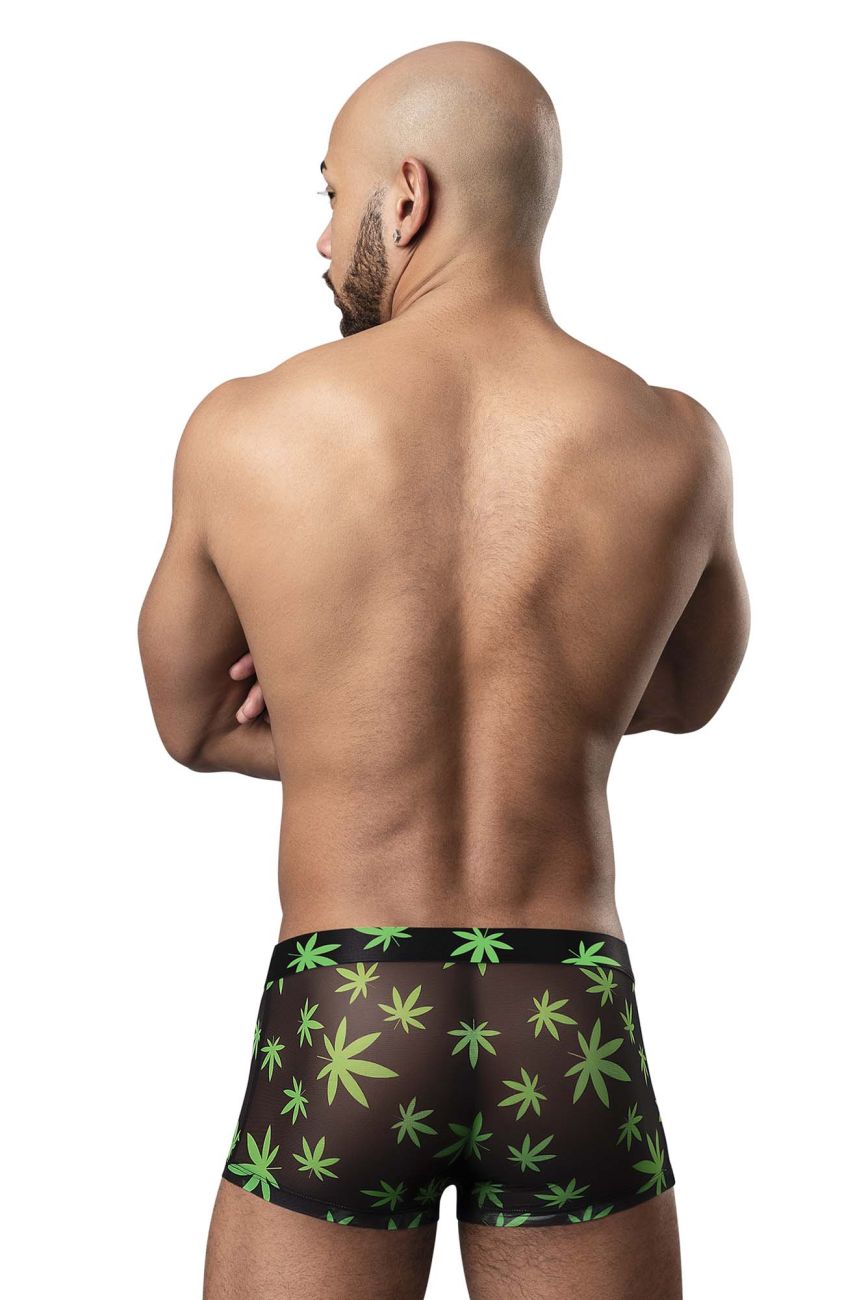 Male Power 145-294 Hazy Dayz Pouch Short Men's Trunk Underwear in Pot Leaf – men's trunks