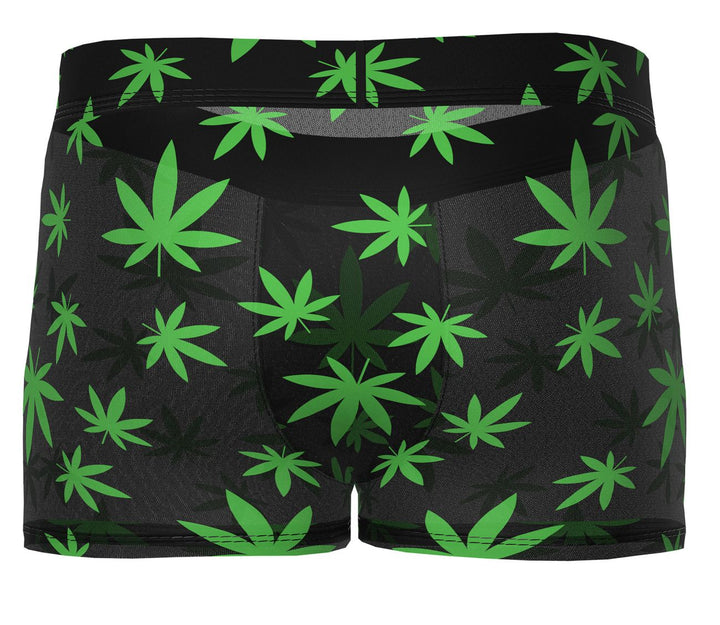 Male Power 145-294 Hazy Dayz Pouch Short Men's Trunk Underwear in Pot Leaf – men's trunks
