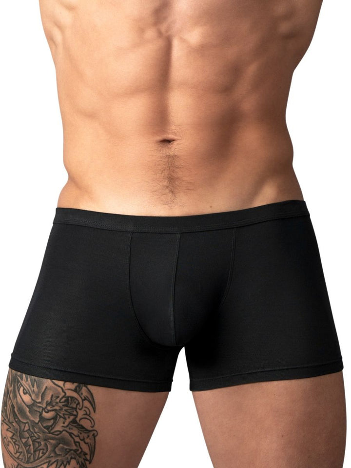 Male Power 150-308 Eco Cozy Pouch Short Men's Trunk Underwear in Black – men's trunks