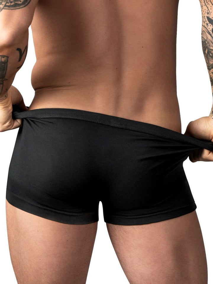 Male Power 150-308 Eco Cozy Pouch Short Men's Trunk Underwear in Black – men's trunks