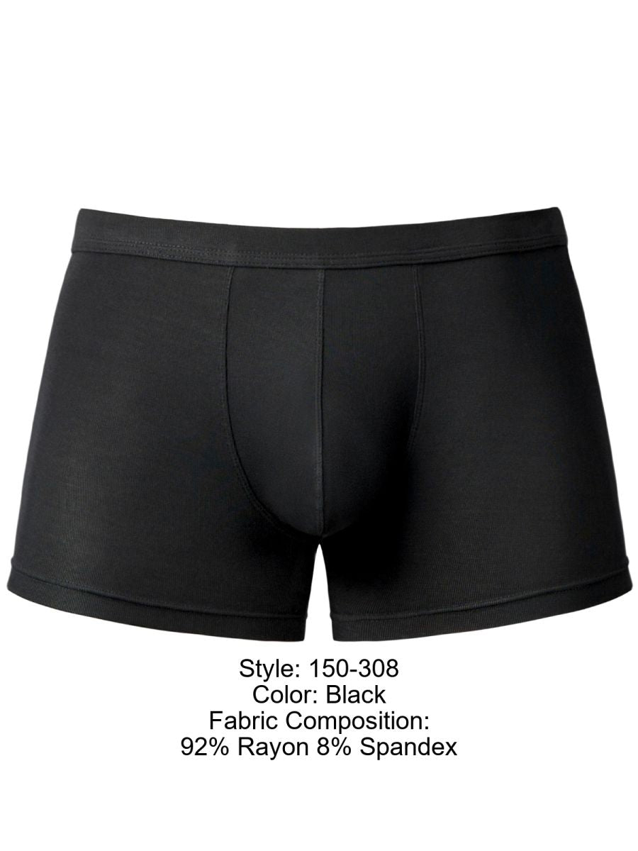 Male Power 150-308 Eco Cozy Pouch Short Men's Trunk Underwear in Black – men's trunks