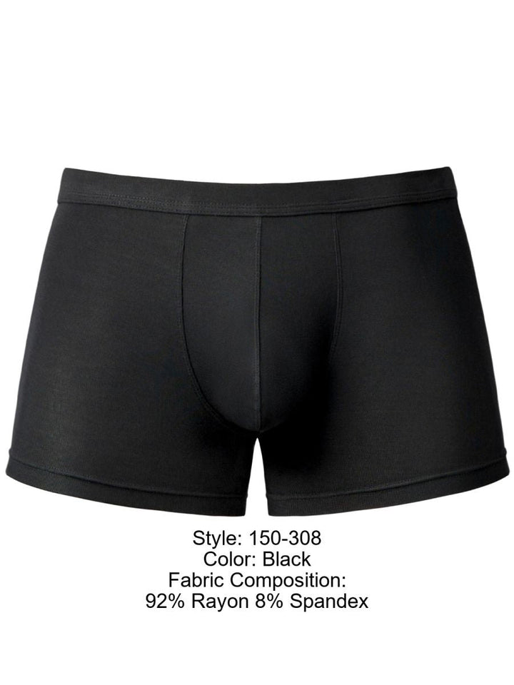 Male Power 150-308 Eco Cozy Pouch Short Men's Trunk Underwear in Black – men's trunks
