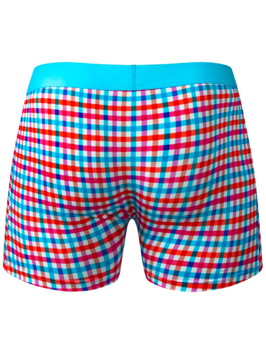 Male Power 160-306 So Comfy Gingham in Gingham Print Men's Boxer Brief in Gingham Print – men's boxer briefs