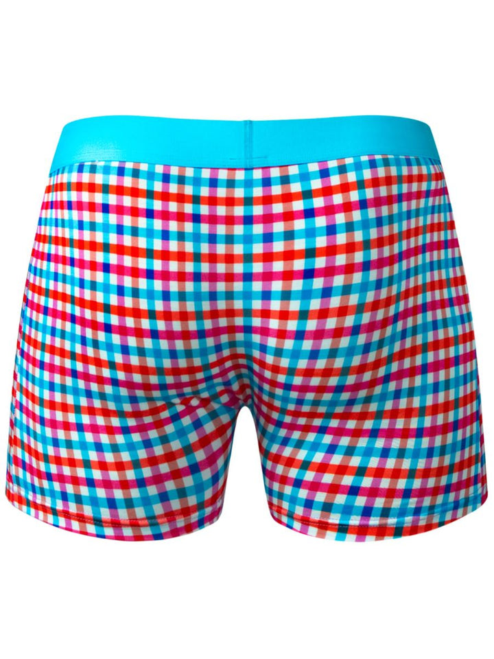 Male Power 160-306 So Comfy Gingham in Gingham Print Men's Boxer Brief in Gingham Print – men's boxer briefs