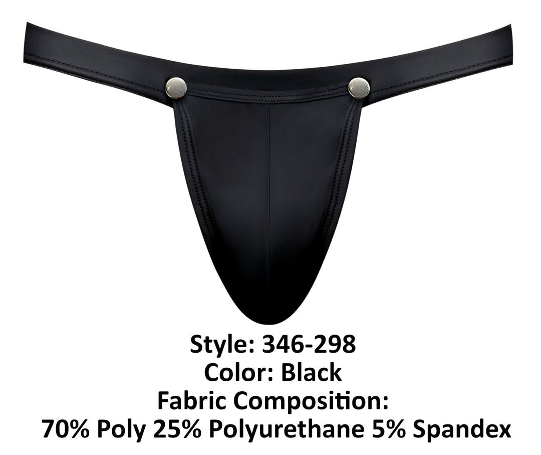 Male Power 346-298 Oh Snap Snap Off Men's Jockstrap in Black – men's jockstraps