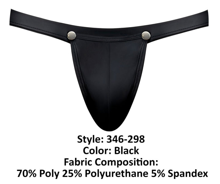 Male Power 346-298 Oh Snap Snap Off Men's Jockstrap in Black – men's jockstraps