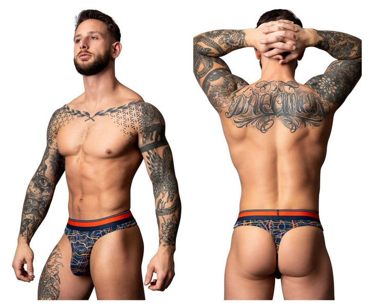 Male Power 412-299 Soo Cumfy Men's Thong in Navy – men's thongs