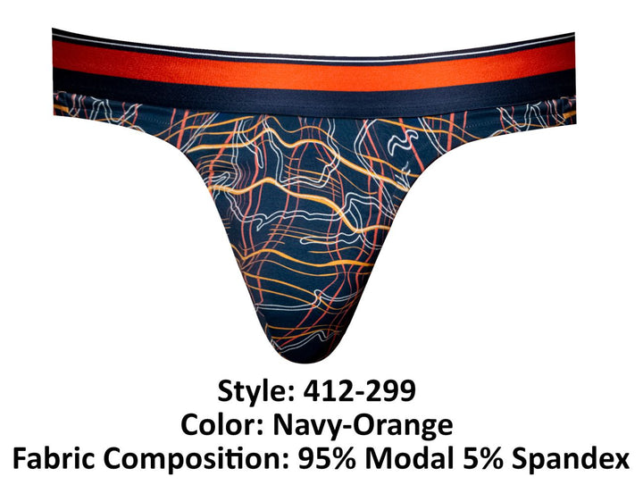 Male Power 412-299 Soo Cumfy Men's Thong in Navy – men's thongs