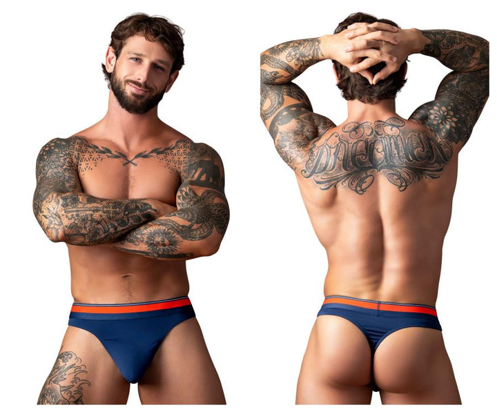 Male Power 412-299 Soo Cumfy Men's Thong in Navy – men's thongs