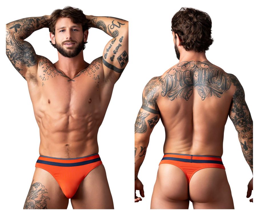 Male Power 412-299 Soo Cumfy Men's Thong in Orange – men's thongs