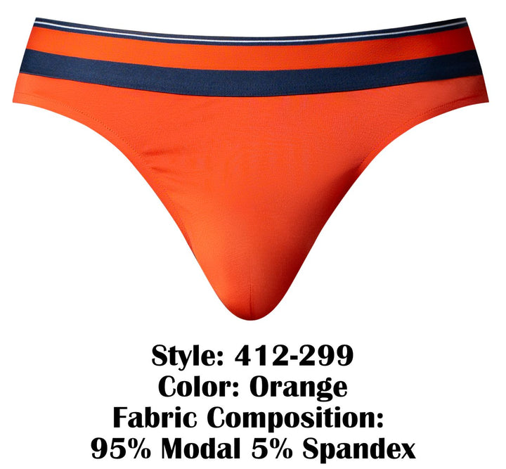 Male Power 412-299 Soo Cumfy Men's Thong in Orange – men's thongs
