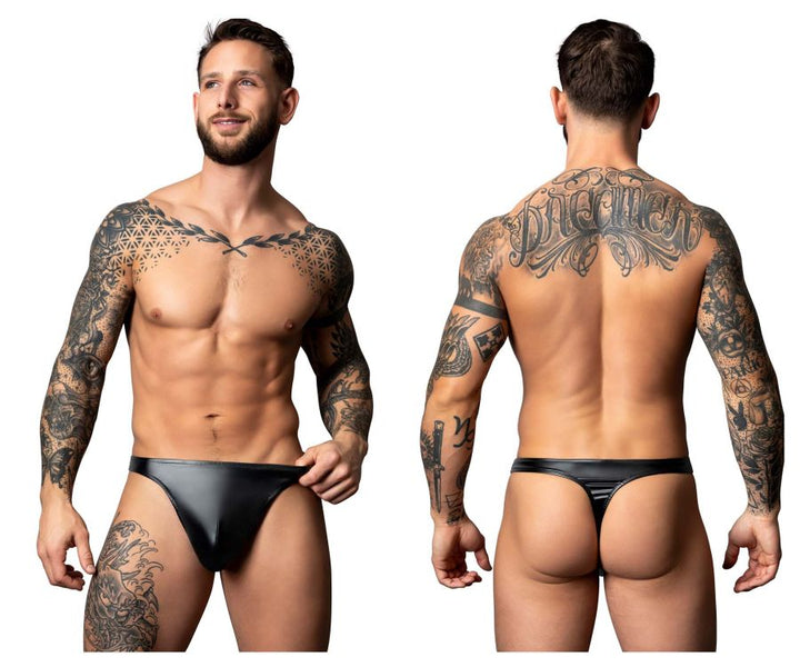 Male Power Liquid Onyx 2.0 Bong Thong in Black – men's thongs