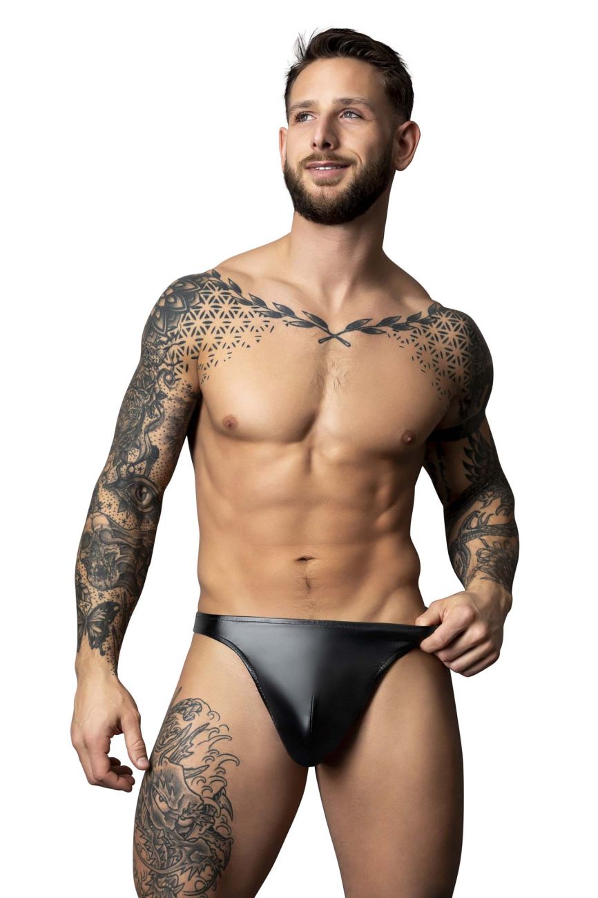 Male Power Liquid Onyx 2.0 Bong Thong in Black – men's thongs