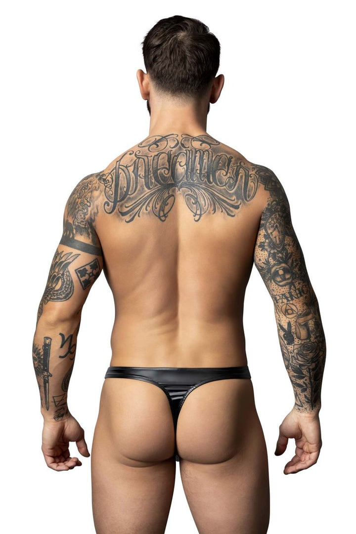 Male Power Liquid Onyx 2.0 Bong Thong in Black – men's thongs