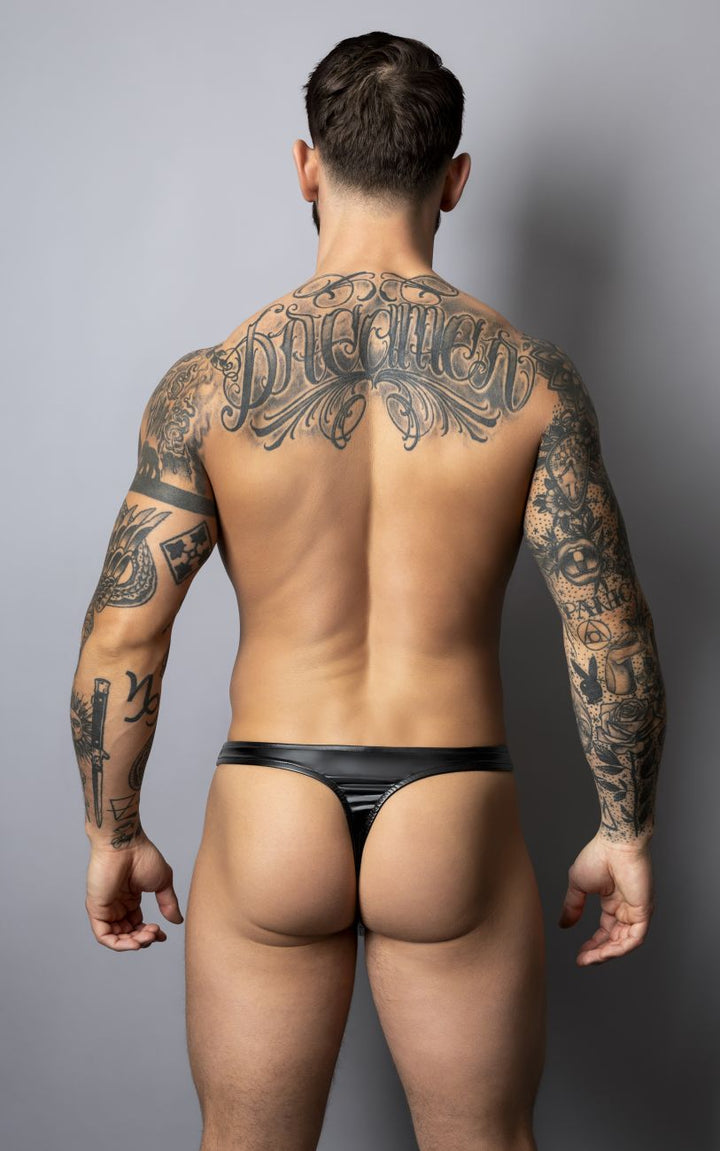 Male Power Liquid Onyx 2.0 Bong Thong in Black – men's thongs