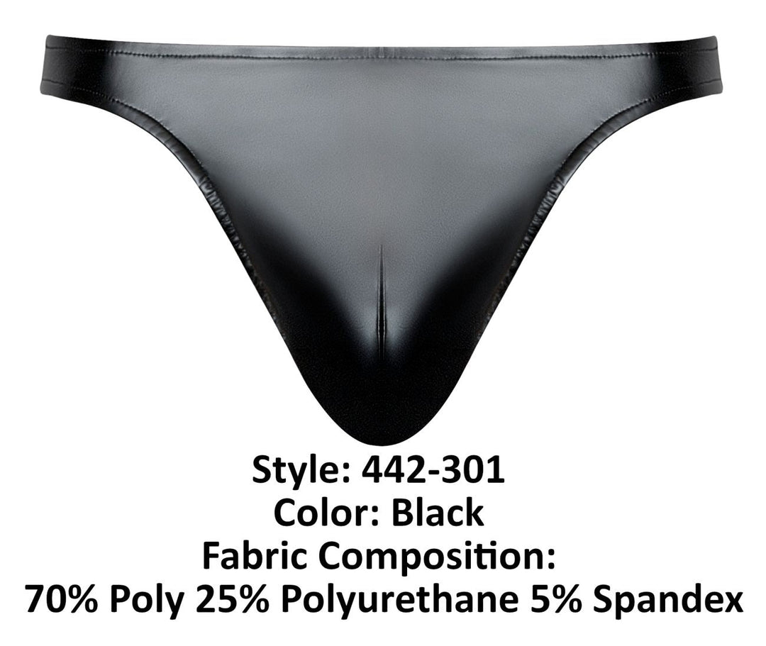 Male Power Liquid Onyx 2.0 Bong Thong in Black – men's thongs