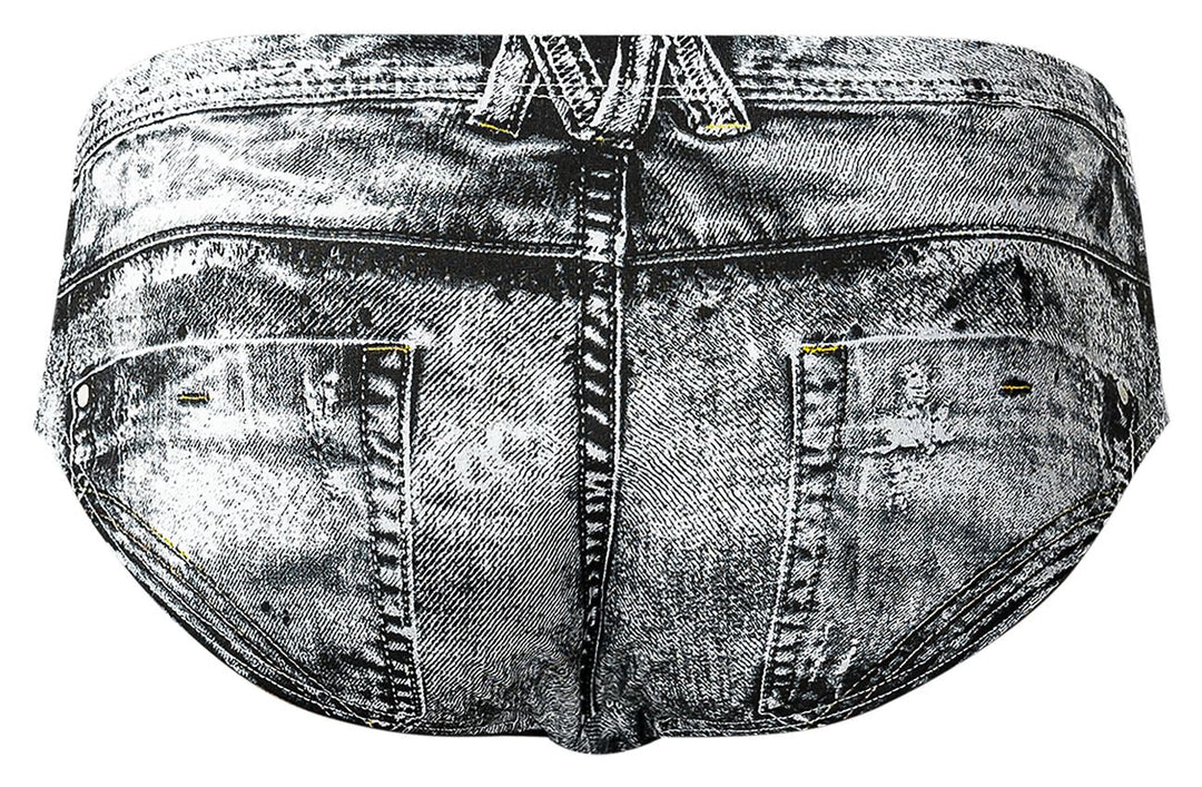 Male Power 486-286 Dirty Denim Men's Bikini Brief in Denim Print – men's briefs