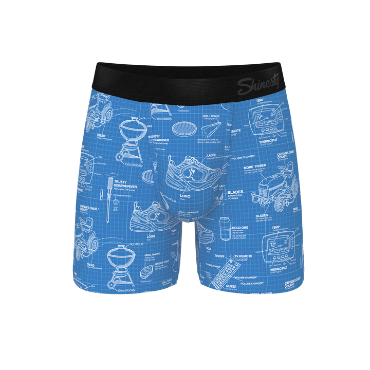 The Man With A Plan | Blueprint Ball Hammock® Pouch Underwear